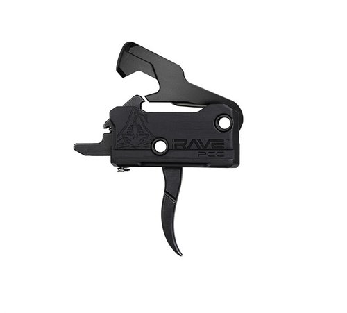 Mejora la fiabilidad de tu PCC con el RISE Armament Rave PCC Trigger, diseñado para soportar el impacto del sistema blowback y optimizar el rendimiento.