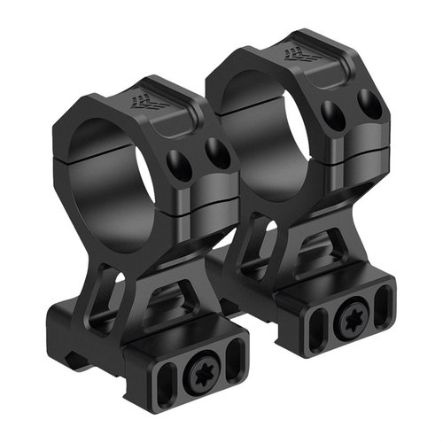 Los Freedom Rings II de Swampfox son ligeros, duraderos y no necesitan ser alineados, ¡perfectos para mantener tu óptica nivelada y lista para disparar!