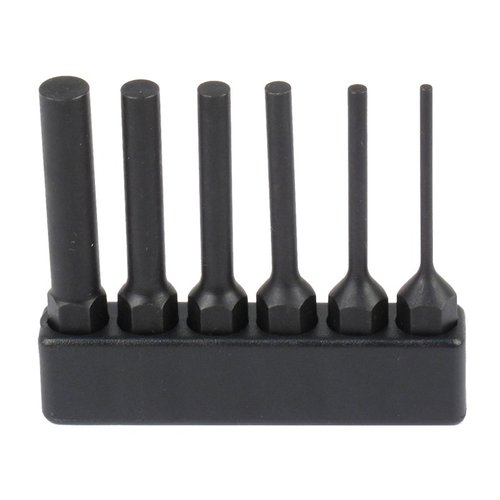 El Set de 6 Steel Pin Punches de FIX IT STICKS es perfecto para tus proyectos, compatible con cualquier Driver de 1/4
