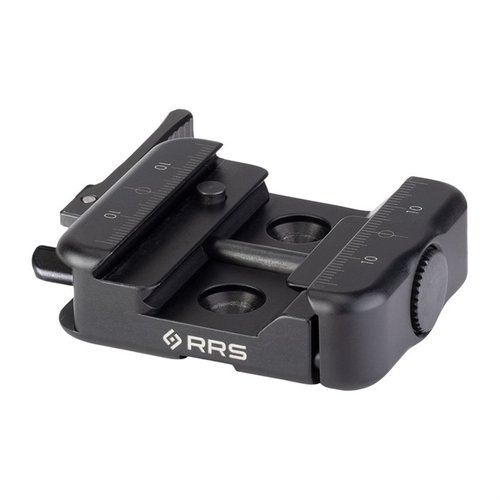 El SC-ARC BIPOD CLAMP de REALLY RIGHT STUFF ofrece un rápido desbloqueo, múltiples posiciones de 'hard-stop' y compatibilidad con rieles Picatinny y ARCA.