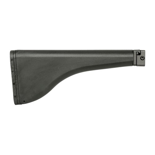El AR-15 Trapdoor Stock ofrece un mecanismo de plegado robusto, almacenamiento interno, y un diseño estilizado, ideal para rifles con riel 1913.