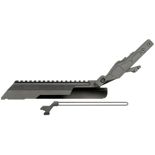 La cubierta superior AK Alpha Series de Midwest Industries garantiza un ajuste preciso, sin modificaciones permanentes, y permite un co-witness bajo 1/3.