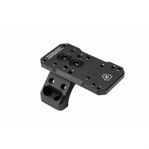 El Strike ASM Ring Cap Multi-Optic Mount System ofrece montajes versátiles para MRDS y accesorios Picatinny, ideal para configuraciones duales de ópticas.