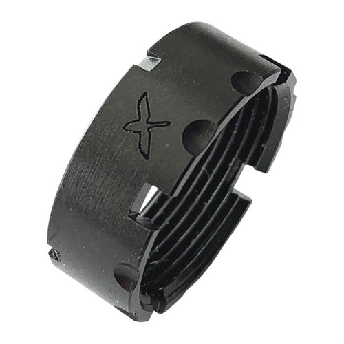 El CN5F es un castle nut de 0.1" más largo, diseñado para el sistema Vltor A5, con muescas de estancado más profundas y opciones de instalación mejoradas.