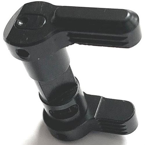 El ASF-50Q es un selector ambidiestro de 50 grados, con palancas offset para un manejo fácil y rápido, diseñado para uso táctico y sin juego. ¡Mejora tu AR-15!