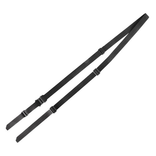 La MS1 Lite Sling de Magpul es ligera, compacta y resistente, ideal para armas pequeñas, con ajuste rápido y sin enredos, perfecta para el transporte y la caza.