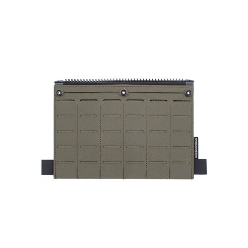El Back Panel MOLLE Flap de SPIRITUS SYSTEMS cuenta con seis columnas MOLLE, ideal para montar pouchs y se adapta perfectamente al LV/119 Assault Panel Core.