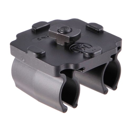 El Universal Shell Holder M-LOK Compatible de Midwest Industries es ligero, resistente y se adapta a cartuchos de .357 a 45-70 con ajuste seguro en horizontal o vertical.