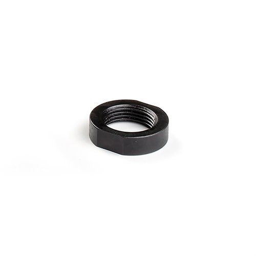 El Jam Nut de Strike Industries facilita la instalación y el ajuste de tu dispositivo de boca, compatible con rosca 1/2"-28 TPI (.223/5.56).