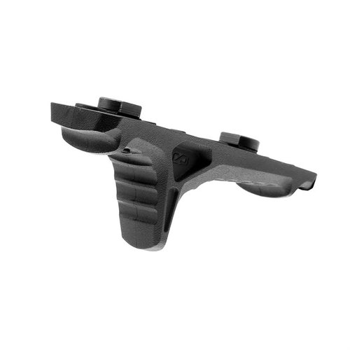 El LINK Anchor Handstop de Strike Industries ofrece un agarre ergonómico y ligero, compatible con M-LOK y KeyMod, mejorando tu precisión y comodidad al disparar.