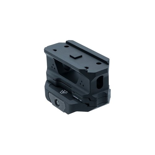 El T1 Riser Mount de STRIKE INDUSTRIES es ligero y modular, ideal para montar ópticas T1 en tu AR a alturas personalizables, perfecto para co-witness.