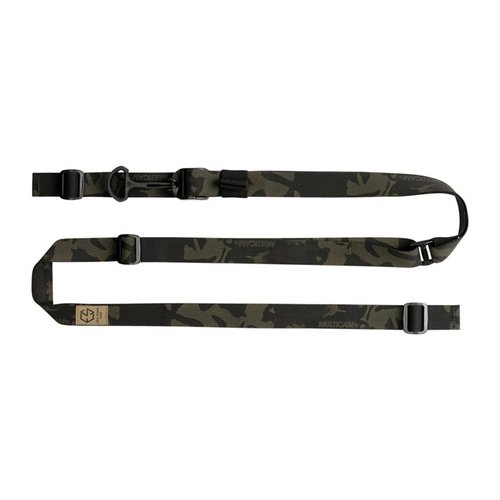 La ESD Sling es ligera, personalizable, se ajusta fácilmente a tu cuerpo y se pliega para un almacenamiento rápido, ideal para cualquier tipo de arma.