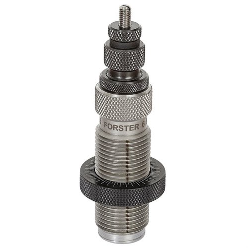 Con el Bushing Full Length Sizing Die de Forster, podrás controlar la tensión del cuello, mejorar la precisión y prolongar la vida de tus casquillos.