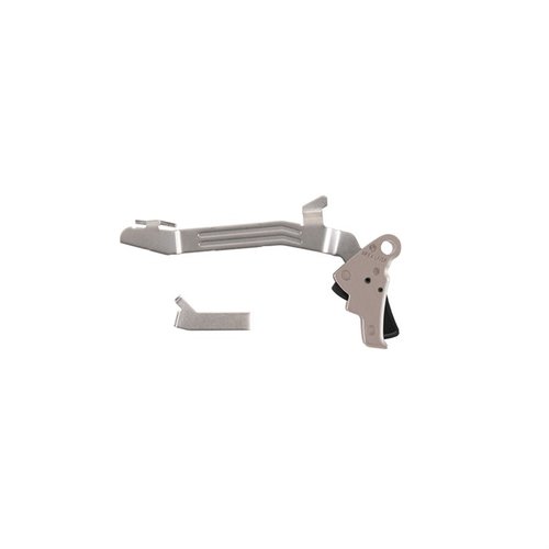 Mejora tu Glock® G43, G43X o G48 con el Action Enhancement Kit: gatillo más suave, menor recorrido y un quiebre nítido de 4.5lbs. ¡Optimiza tu tiro!