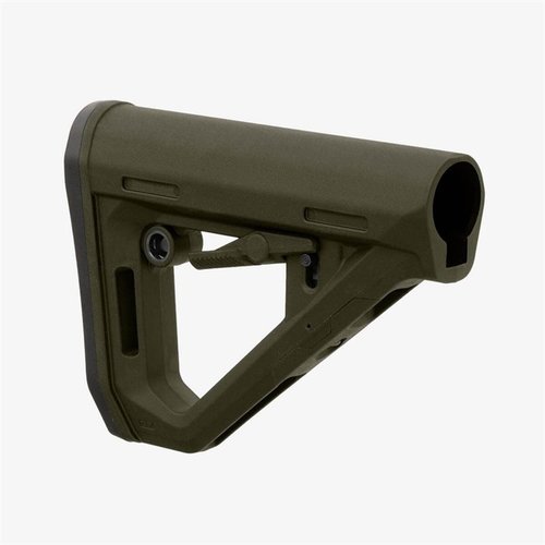El DT Carbine Stock de MAGPUL ofrece ajuste fácil, gran durabilidad, un diseño antideslizante y compatibilidad con accesorios, ideal para tu AR15.