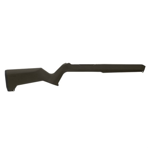 El MOE® X-22 es un stock ligero y ergonómico para tu Ruger® 10/22®, con ranuras M-LOK, bucles integrales y bandejas intercambiables para cañones.