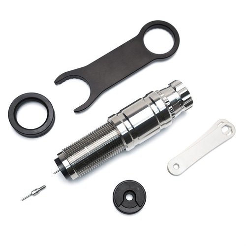 El die de dimensionamiento ZERO M-Series ofrece ajuste micrométrico, mandriles de expansión de precisión y una fácil extracción de pistones, todo para munición de alta calidad.