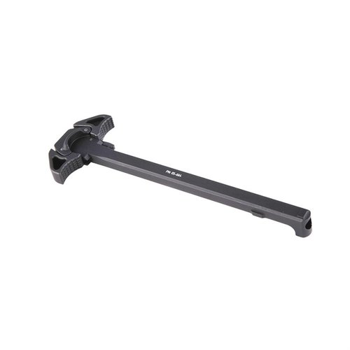 El URG-I Airborne Charging Handle 5.56 de Geissele es ambidiestro, ligero, con diseño de bajo perfil y mitigación de gases, ideal para condiciones extremas.