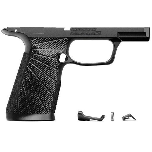 Mejora tu experiencia de tiro con el módulo de agarre WCP365 XMacro de Wilson Combat: mayor control, ergonomía superior y tracción mejorada en varios colores.