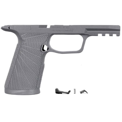 Mejora tu P365 XMacro con el módulo de agarre Wilson Combat: ergonomía superior, mejor control del retroceso y diseño atractivo en varios colores.