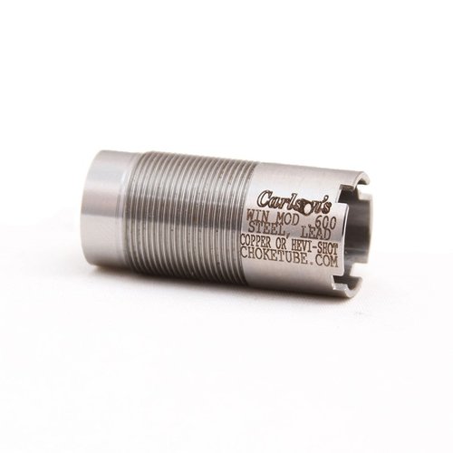 Los tubos de choke de acero inoxidable 17-4 de Carlson's son perfectos para tus escopetas Winchester, Mossberg y más, garantizando durabilidad y rendimiento.