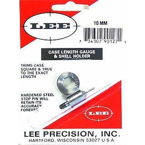 El Case Length Gauge de LEE Precision es una forma precisa y fácil de recortar y escuadrar la boca del cartucho, ideal para tus proyectos de recarga.