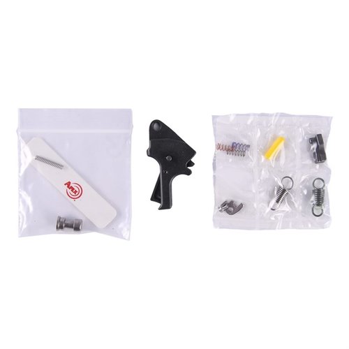 Mejora tu S&W M&P M2.0 con el Apex Flat Face Forward Set Trigger Kit: ajuste de peso, menor recorrido y un disparo suave y preciso.