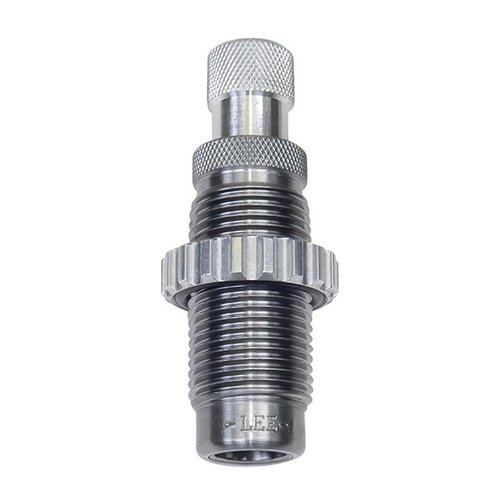 Los dies de crimpado de carburo .30 Super Carry de LEE Precision aseguran un ajuste perfecto y un crimpado firme, mejorando la fiabilidad y precisión de tus municiones.