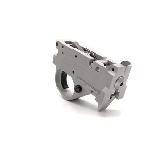 El gatillo KIDD para el 10/22 ofrece un diseño de dos etapas para un disparo limpio y consistente, con un peso ajustable de 6 oz a 2.5 lbs y total fiabilidad.