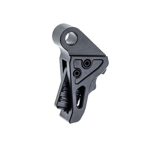 Mejora tu Springfield Hellcat con el I.T.T.S Trigger de Tyrant CNC: 30% más rápido en reset, diseño híbrido para mejor control y probado para uso intenso.