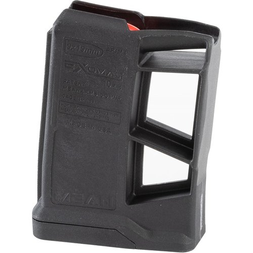 El ExoMag 9mm Luger te permite cambiar de calibre fácilmente, sin modificaciones, y es compatible con tus accesorios STANAG. ¡Fiabilidad y comodidad en cada recarga!