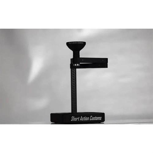 El SAC Modular Funnel Stand mejora tu recarga con su diseño en aluminio, brazos ajustables y espacios para herramientas, ¡eficiencia y calidad al máximo!