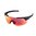 MAGPUL DEFIANT EYEWEAR BLK FRAME & POLARIZED GRAY LENS W/RED MIRROR