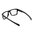 RIDER EYEWEAR BLACK FRAME W/CLEAR LENS