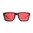 RIDER EYEWEAR BLACK FRAME & POLARIZED GRAY LENS W/RED MIRROR