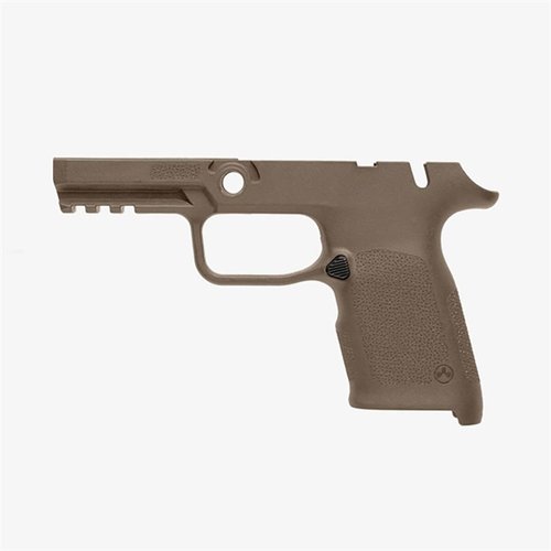 El EHG SG9 de Magpul para SIG P320 Compact ofrece un diseño ergonómico, liberación de magazine reversible y raíl Picatinny para luces, ¡perfecto para mejorar tu pistola!