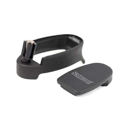 Mejora tu agarre y velocidad de recarga con el magwell para M&P® 9 Shield™ Plus, sin necesidad de modificaciones y compatible con cargadores de 13 y 15 balas.