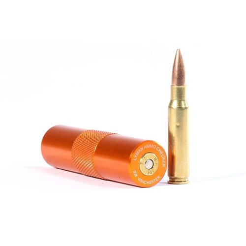 El Lyman Pro Ammo Checker está fabricado en acero inoxidable resistente a la corrosión, asegurando un ajuste perfecto para tus cartuchos .308 WIN y un funcionamiento sin problemas.