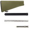 Recrea un clásico americano con el M16A1 Buttstock Assembly de Brownells, compatible con AR-15 y M16, en color verde, perfecto para modelos tempranos.