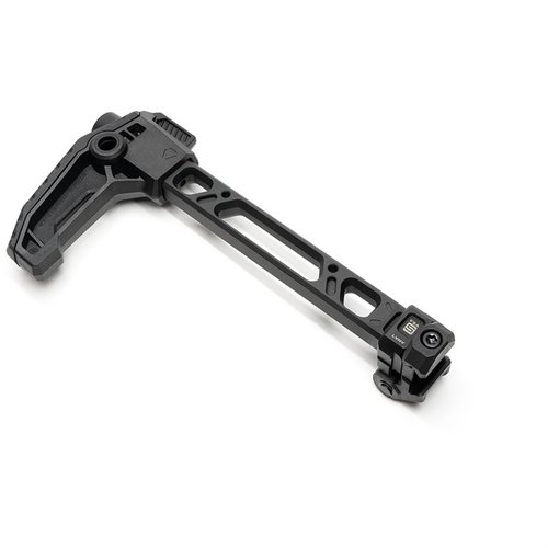 El STRIKE FSA Single Folder es compacto, ligero y robusto, con un cierre fuerte, despliegue rápido y compatible con rieles Picatinny 1913. ¡Ideal para tu arma!