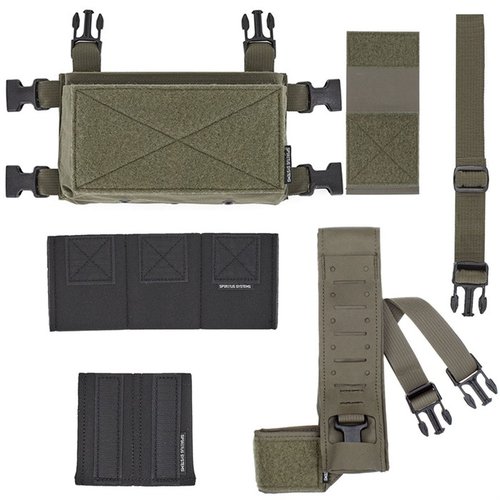 El Micro Fight Chassis Mk4 Starter Kit es modular, ligero y eficiente, con dos grandes bolsillos y compatibilidad con accesorios Spiritus para máxima personalización.