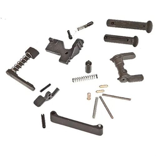 Completa tu rifle con el LMT .308 Lower Parts Kit, fabricado en EE. UU. Incluye todo lo necesario para un ensamblaje de calidad, sin compromisos.