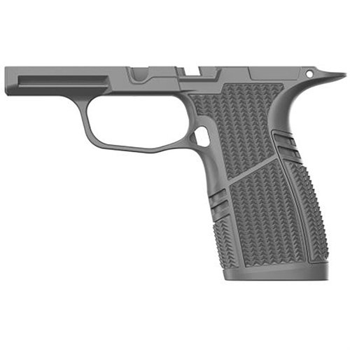 El Snub Nose Grip Module para SIG P365 ofrece ergonomía optimizada, durabilidad excepcional y compatibilidad con holsters de 3.1