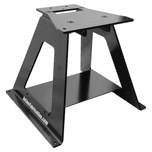 Eleva tu prensa de recarga para mayor comodidad y ergonomía, con construcción de acero de 3/16