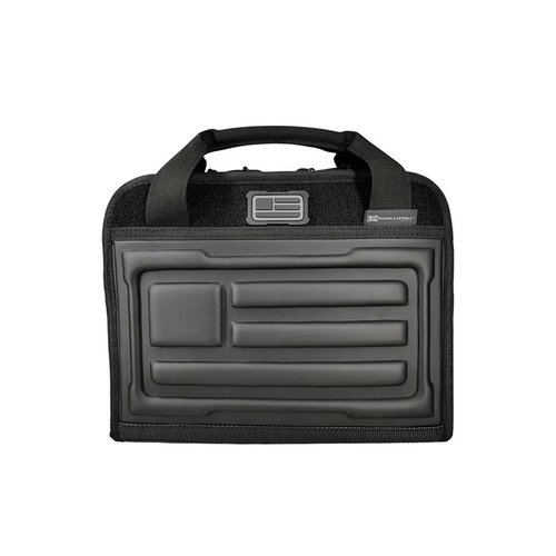El EVA TACTICAL PISTOL CASE ofrece protección premium con su acolchado de espuma, forro de felpa suave y un diseño funcional para llevar tu arma cómodamente.
