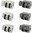 MIDWEST INDUSTRIES, INC. ALPHA TANK BRAKE - BLACK NITRIDE - M14X1LH