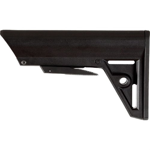 El TACTLITE GEN2 es una culata ajustable M4, ligera y resistente, que elimina el movimiento y ofrece puntos de anclaje para sling, ¡ideal para tu AR-15 o AR-10!