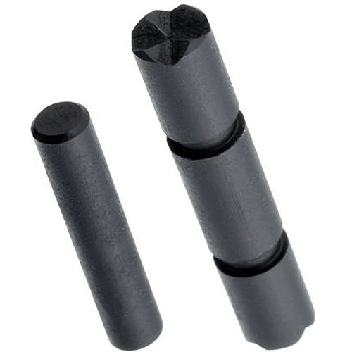 Mejora tu Glock Gen 5 con los pines de desmontaje mejorados de TYRANT CNC, fabricados en acero inoxidable y disponibles en negro, dorado o acero crudo.