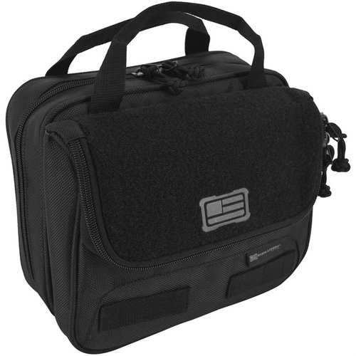 El 1680D Tactical Double Pistol Case es duradero, con compartimento doble para 2 pistolas, acolchado premium y manejo fácil, ideal para tus aventuras al aire libre.