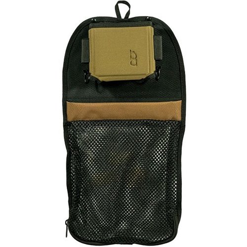 Descubre el TOP GUN STRUCTURED MESH SHELL POUCH de BOB ALLEN: soporte de espuma EVA, bolsillo de malla para 100 casquillos vacíos y clips de cinturón reforzados.